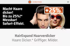 HairExpand Website