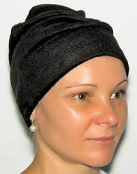 Fertig Turban JULIETTE - schwarz