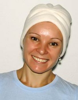 Fertig Turban JULIETTE - weiß