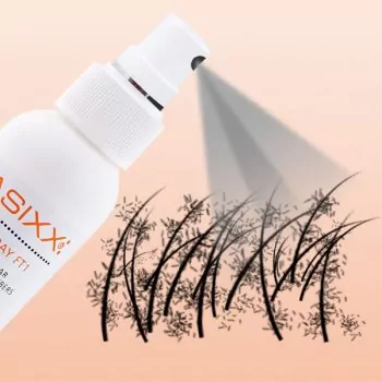 Fixierspray Anwendung Grafik der Marke Basixx