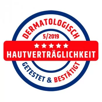 siegel für dermatologisch getestet