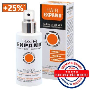 Preview: HAIREXPAND Haarverdicker 150ml Preview: vorteile von haarverdicker von hairexpand