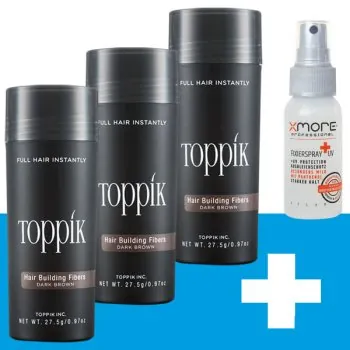 TOPPIK Bestseller 3x27,5g + 1x GRATIS Fixier +UV 50ml