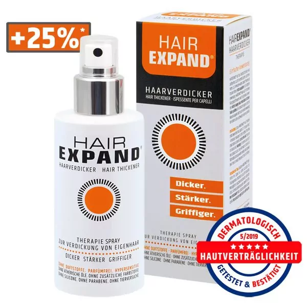hairexpand haarverdicker mit neuer Rezeptur ohne Duftstoffe hairexpand haarverdicker mit neuer Rezeptur ohne Duftstoffe