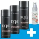TOPPIK Bestseller 3x27,5g + 1x GRATIS Fixier +UV 50ml