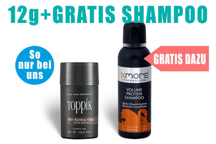 toppik news toppik streudose inkl. xmore shampoo