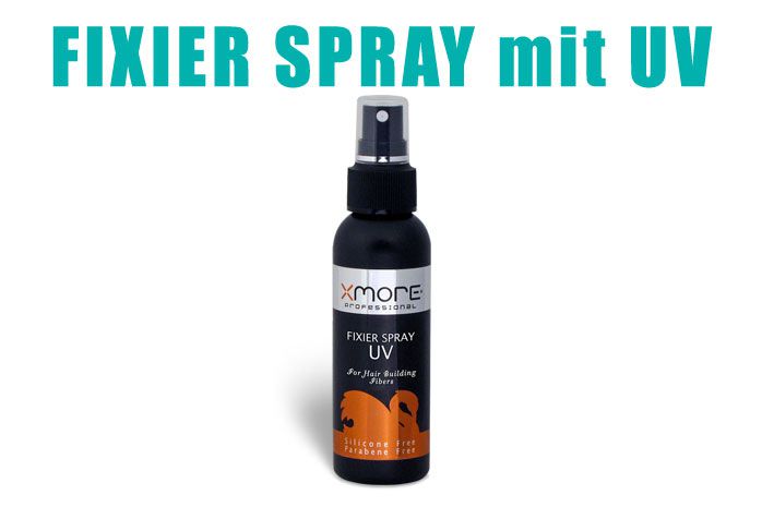 xmore fixierspray mit uv 100ml für toppik